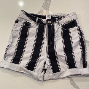 BDG Urban Outfitters Striped Cutoff Shorts